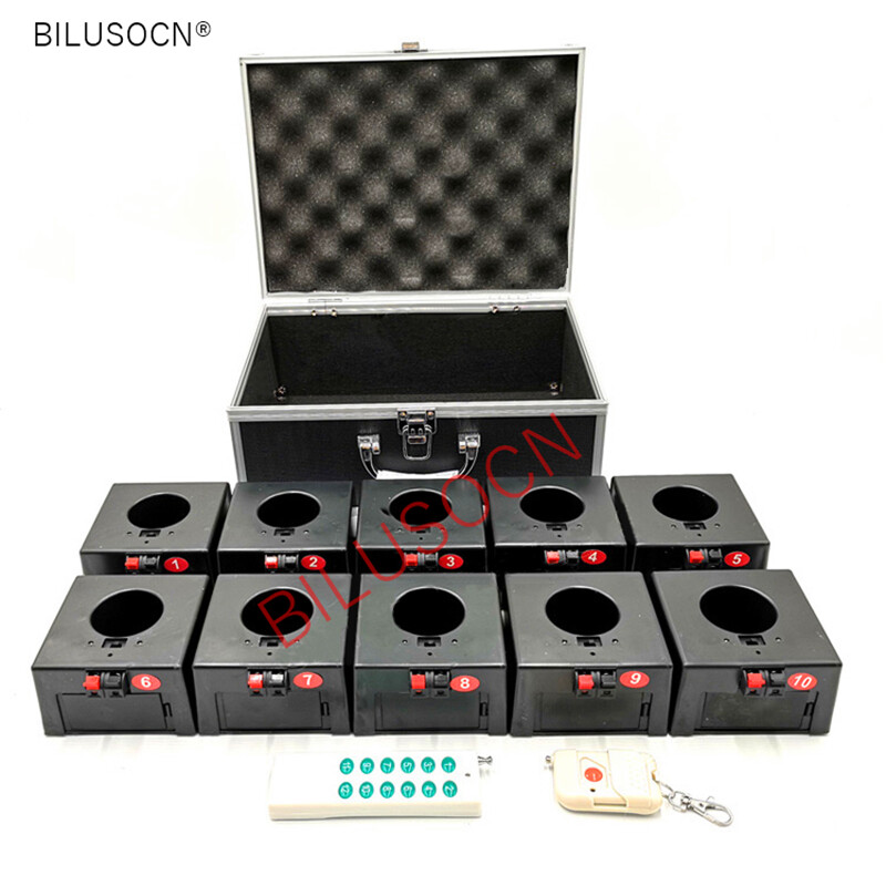 10 Cues Cold Firework Fireworks firing system Fountain Wireless Remote Control