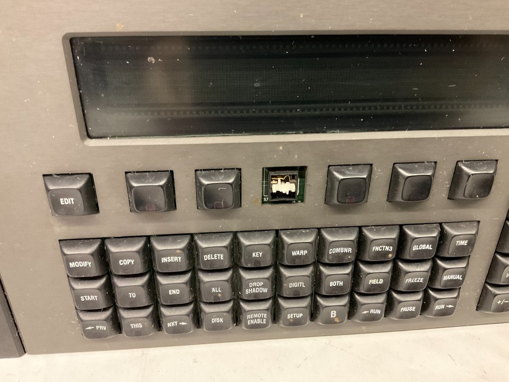 Abekas A53-D Digital Video Effects Processor User Control Panel