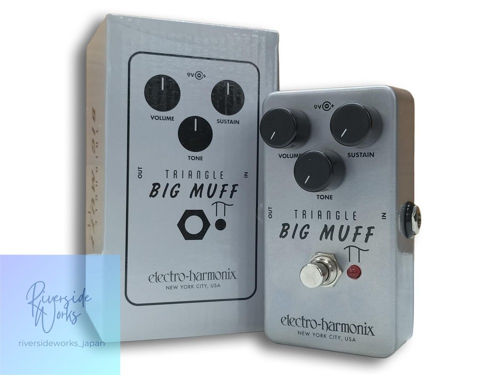 ELECTRO-HARMONIX Triangle Big Muff Distortion Effect Pedal JP
