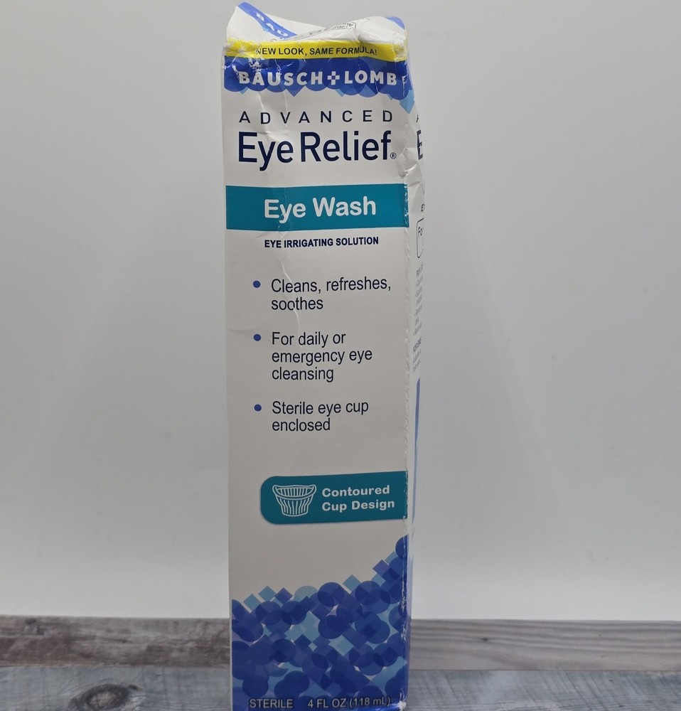 Bausch Lomb Advanced Eye Relief Eye Wash Irrigating Solution 4 FL OZ