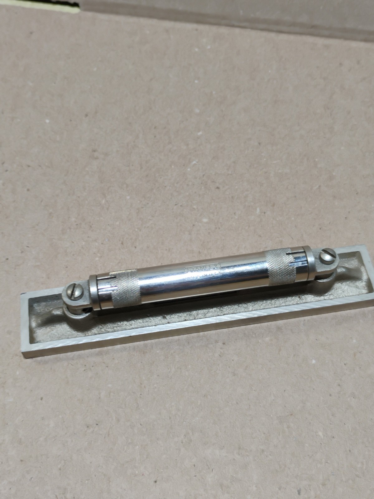 Vintage Stanley USA 6" No. 34 Machinist Level V Bottom - Nice