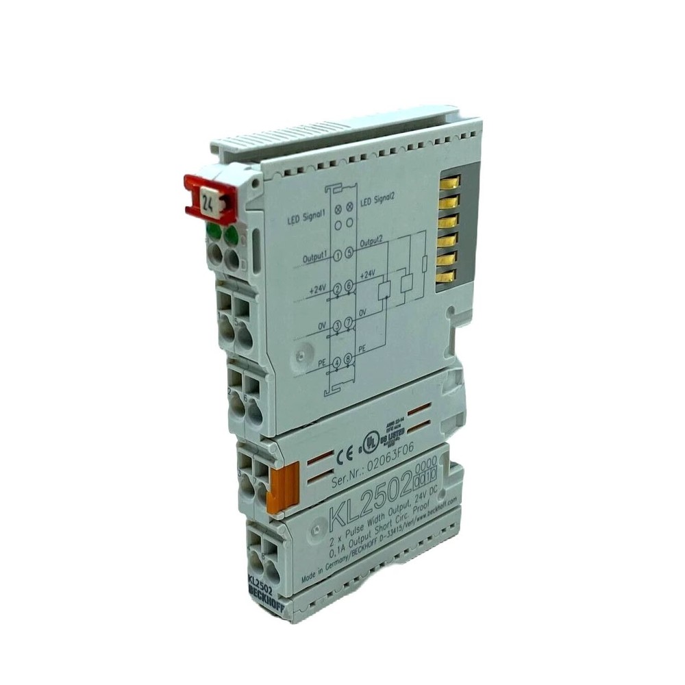 Beckhoff KL2502 Digital Output Module 2-Channel 24 V DC New