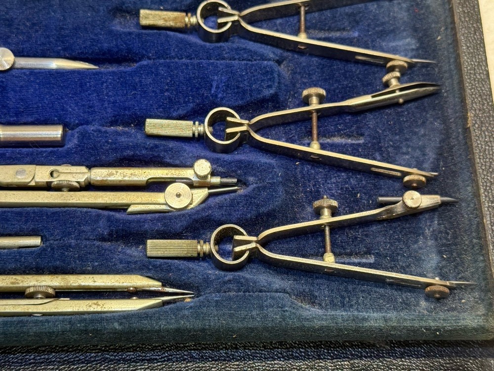 Vintage Dietzgen Commander Drawing Instruments Set - Complete and All Original