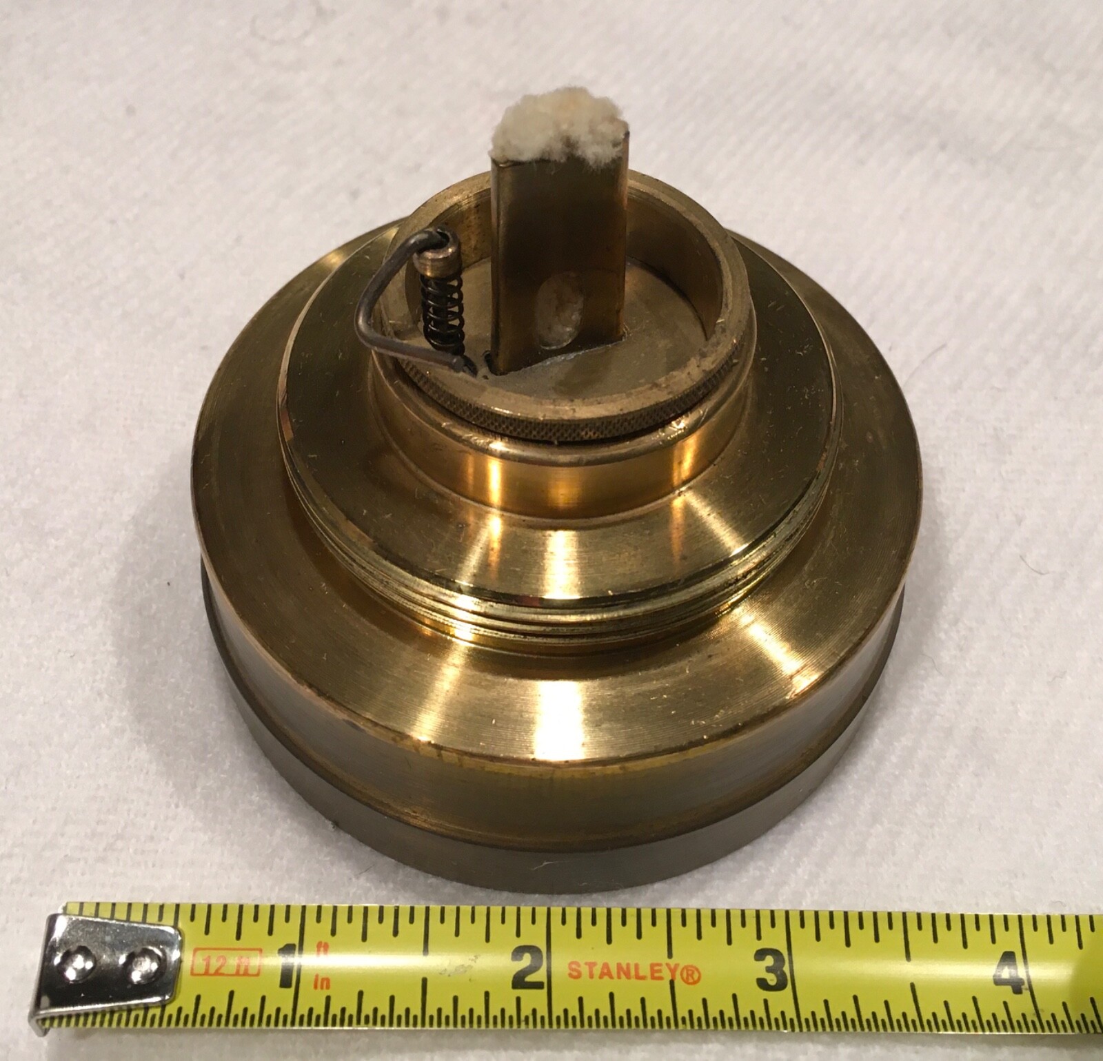 E. Thomas & Williams Ltd. Cambrian Brass Miners Lamp, Schedule B, type Aberdare