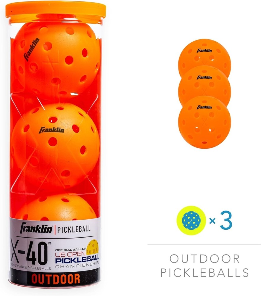 Premium X-40 Pickleball Balls - Precision Design for Competitive Play