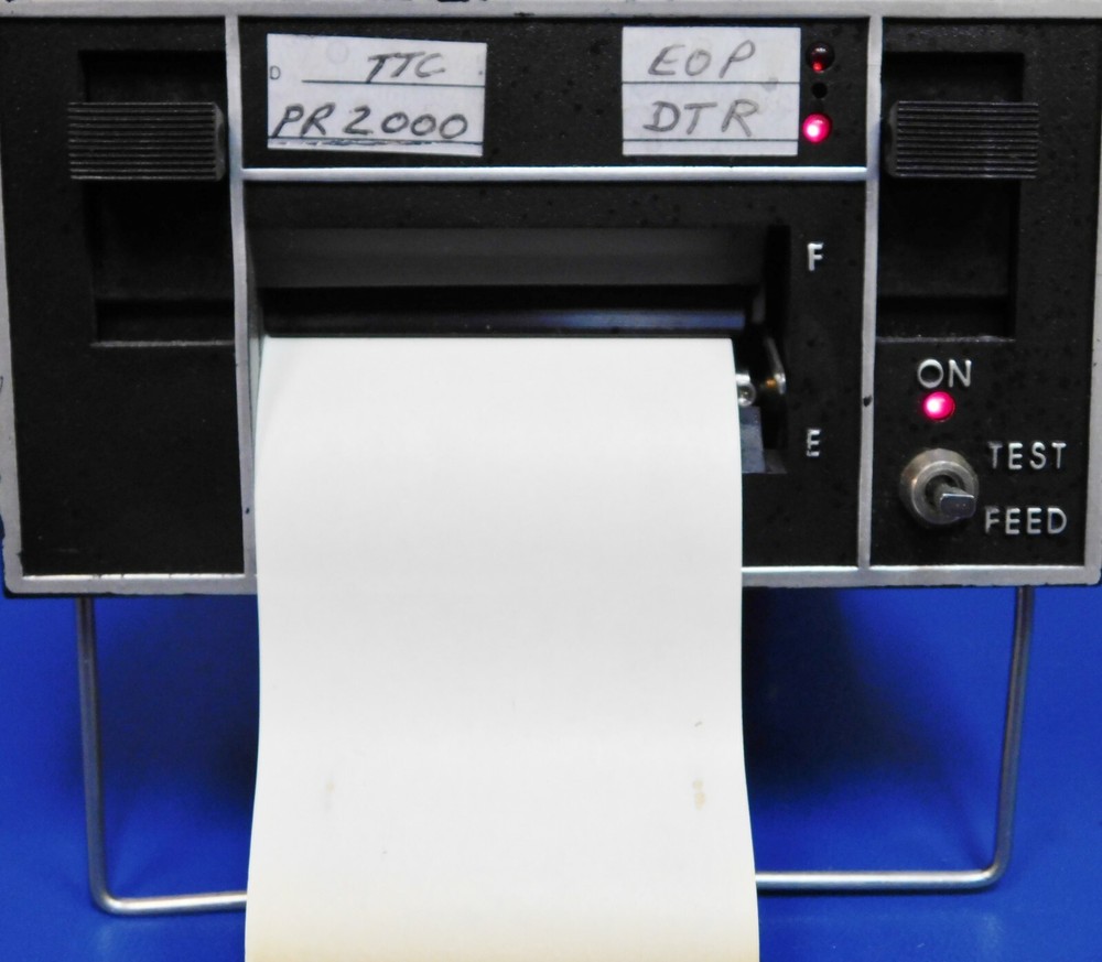 TTC / JDSU PR2000 Miniature Alphanumeric Printer Untested