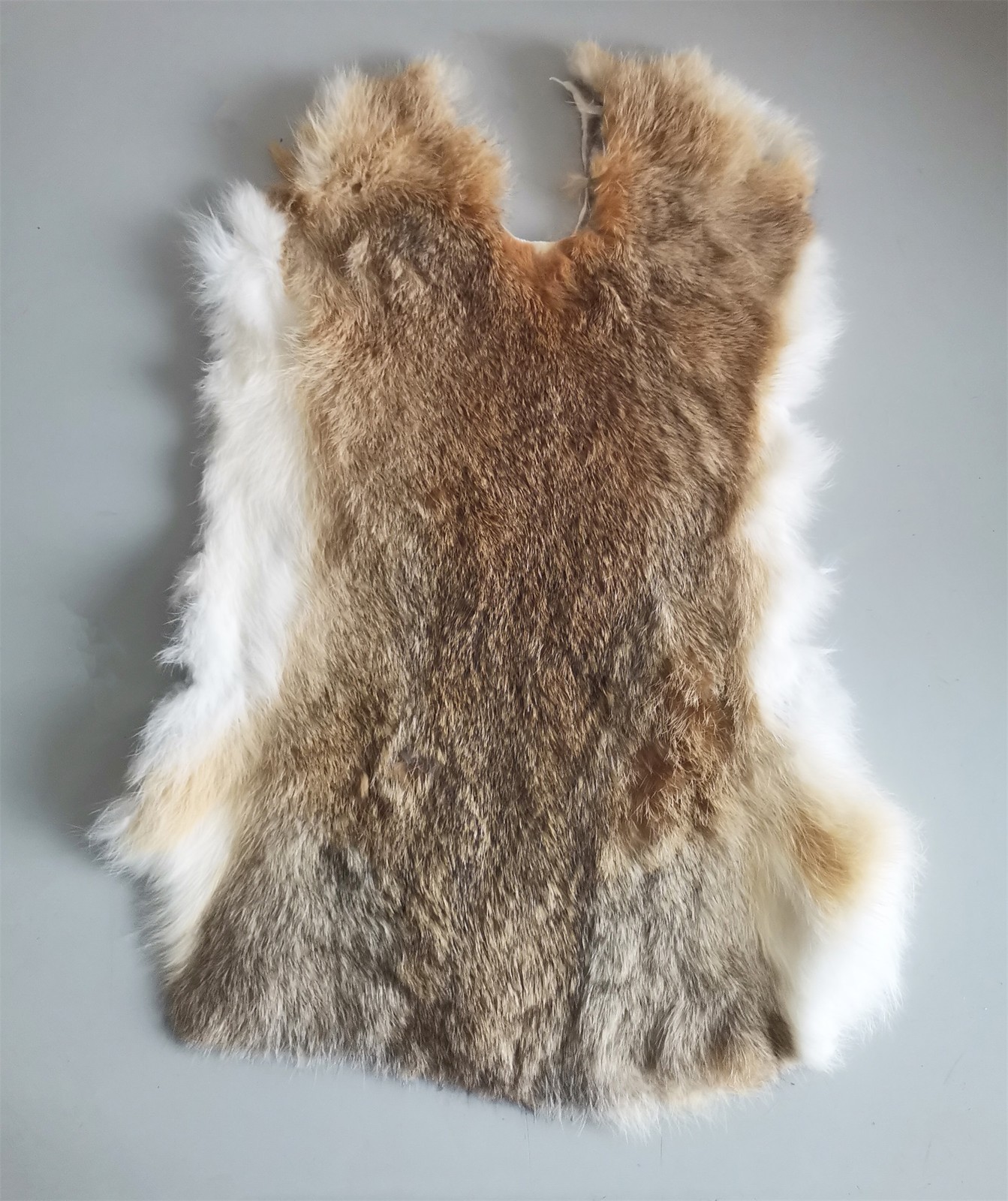 4x High Quality Tanned Rabbit Skin Pelt Animal Fur Hide Craft Grade Grass Yellow