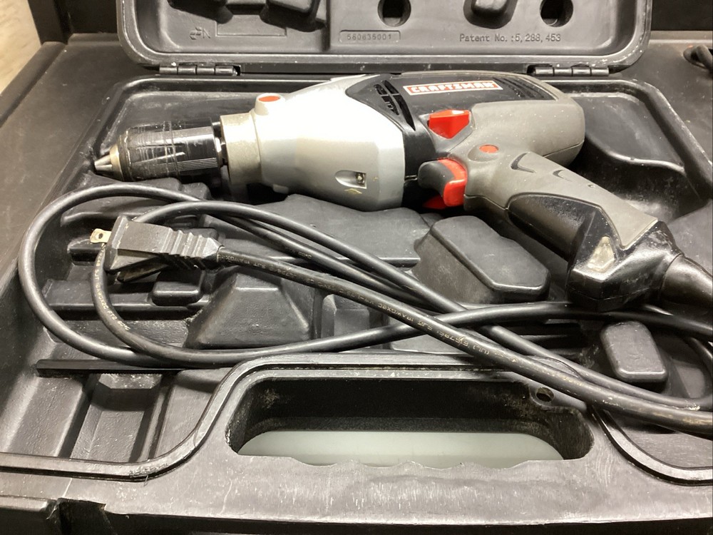 Craftsman 1/2 Inch Variable Speed Reversible Hammer Drill & Case Mod.315.101370