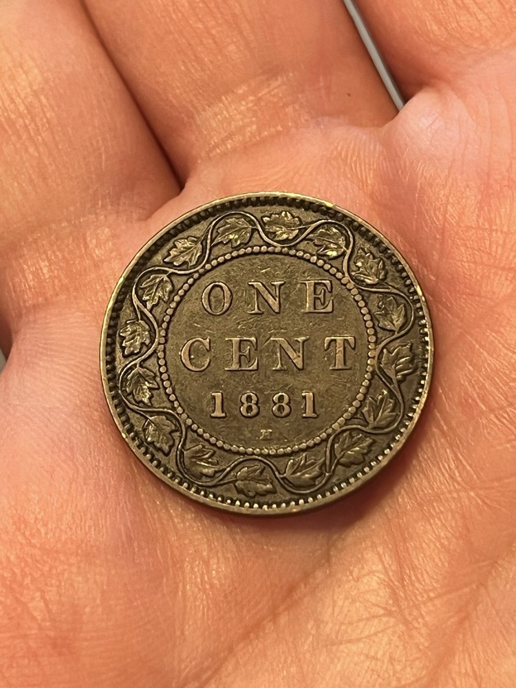 1881 H Canada Large Cent
