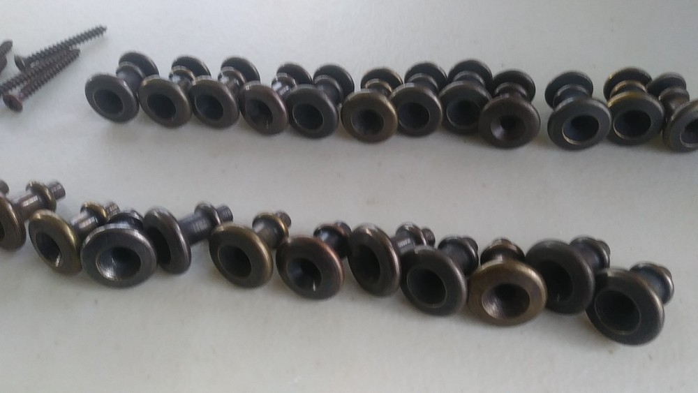 Vintage Window Shutter Hardware - Hook & Knob Set. 12 sets . 449