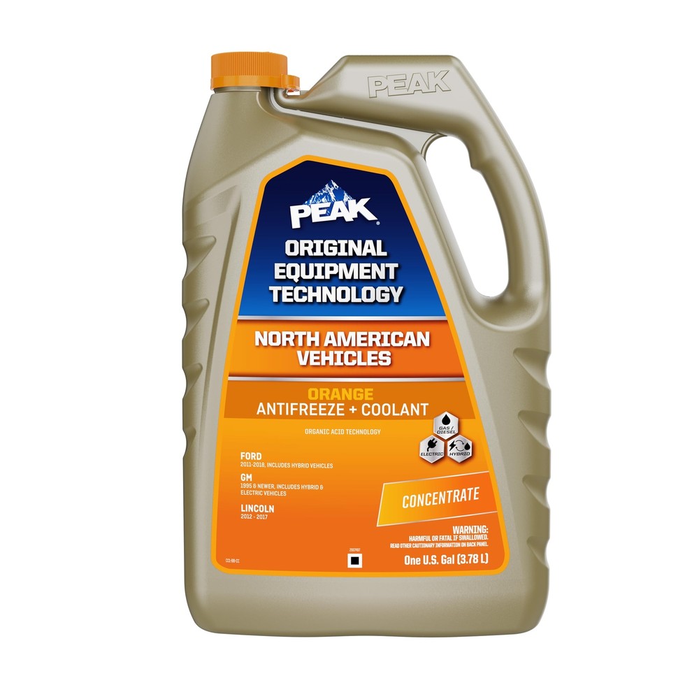 PEAK OET Extended Life Orange Concentrate Antifreeze/Coolant for North Ameri...