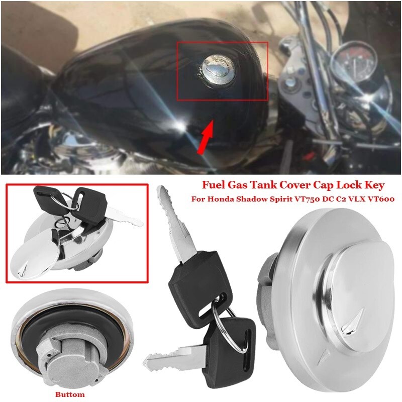Fuel Gas Tank Cap Cover Key for Honda Shadow Rebel Magna