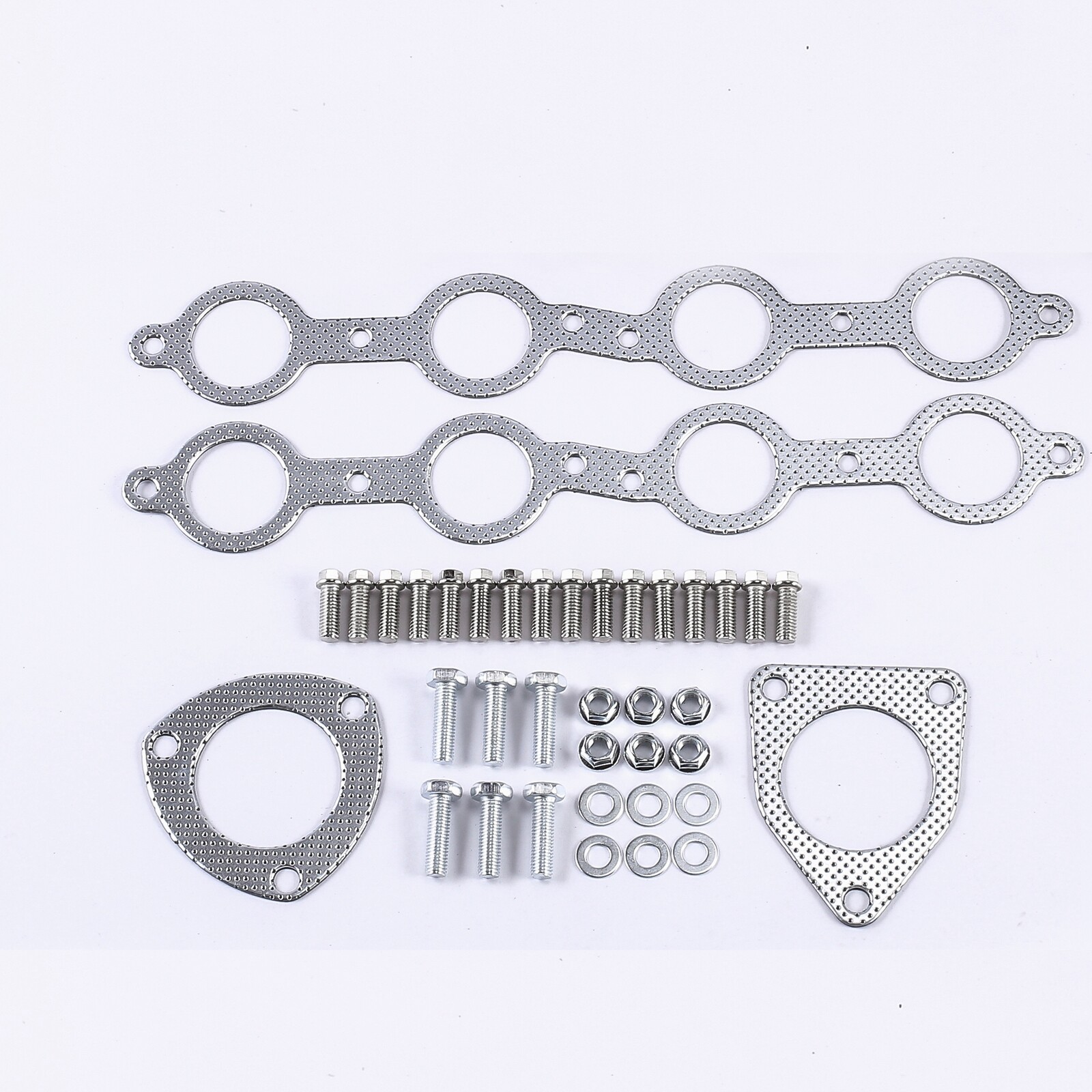 For 4.8L 5.3L V8 Chevy GMC Avalanche Silverado Sierra Tahoe Headers Pair 00-06