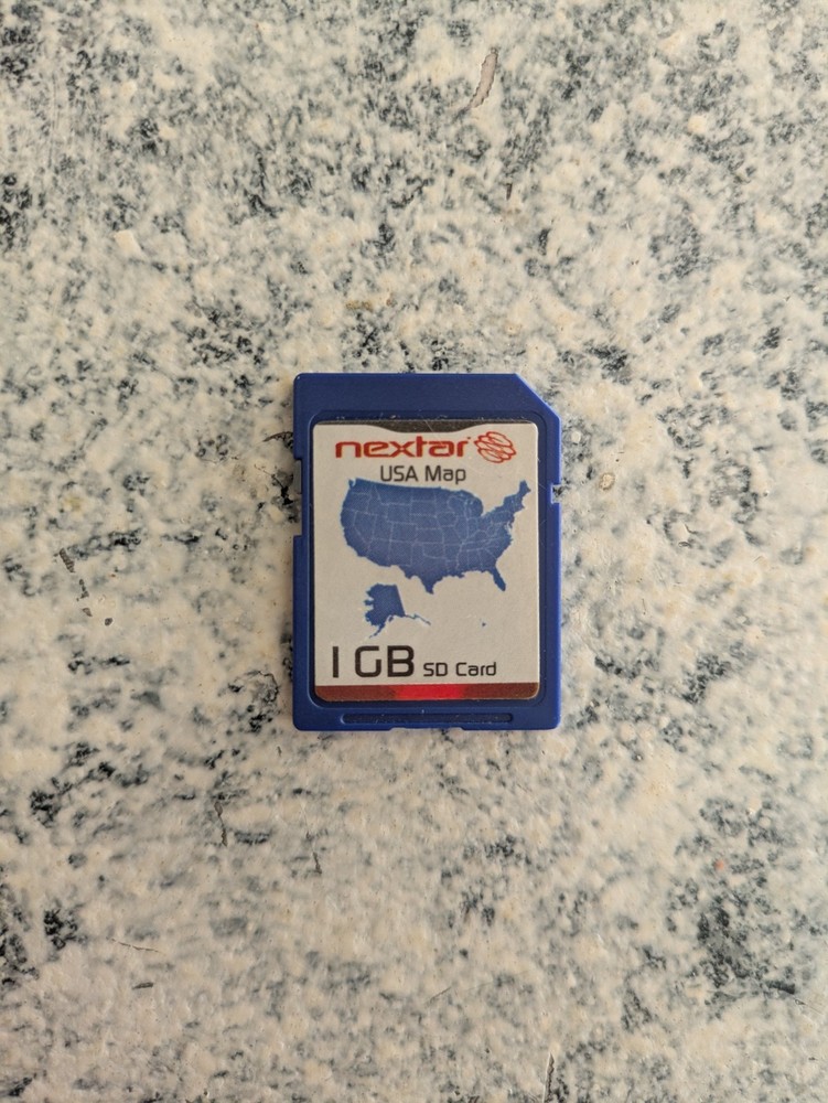 Nextar USA Map 1GB SD Card
