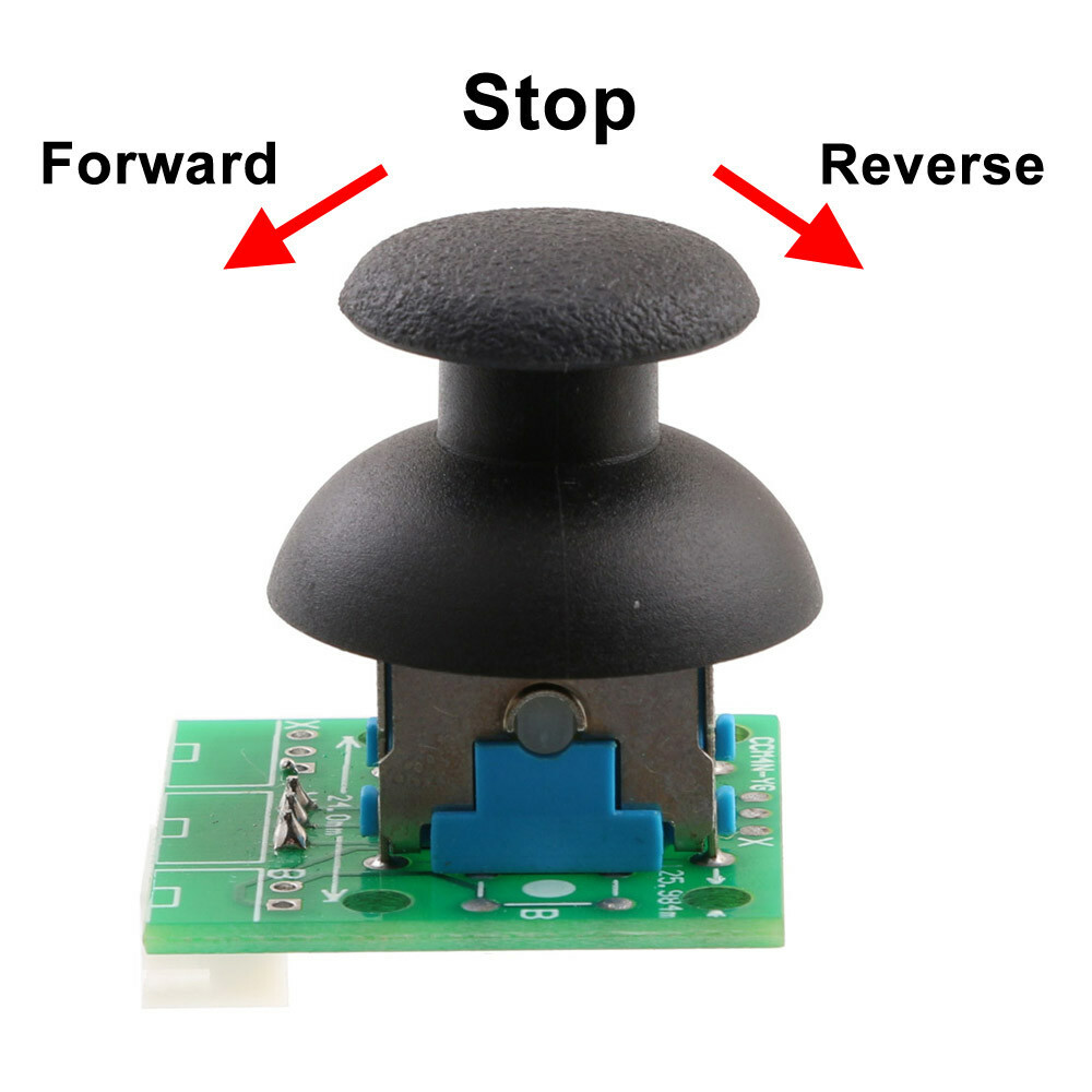 DC 12-30V 6A Motor Speed Controller Normal-Stop-Reverse Switch Joystick control