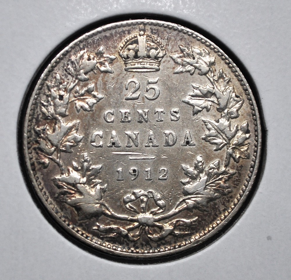 1912 Canada 25 Cents