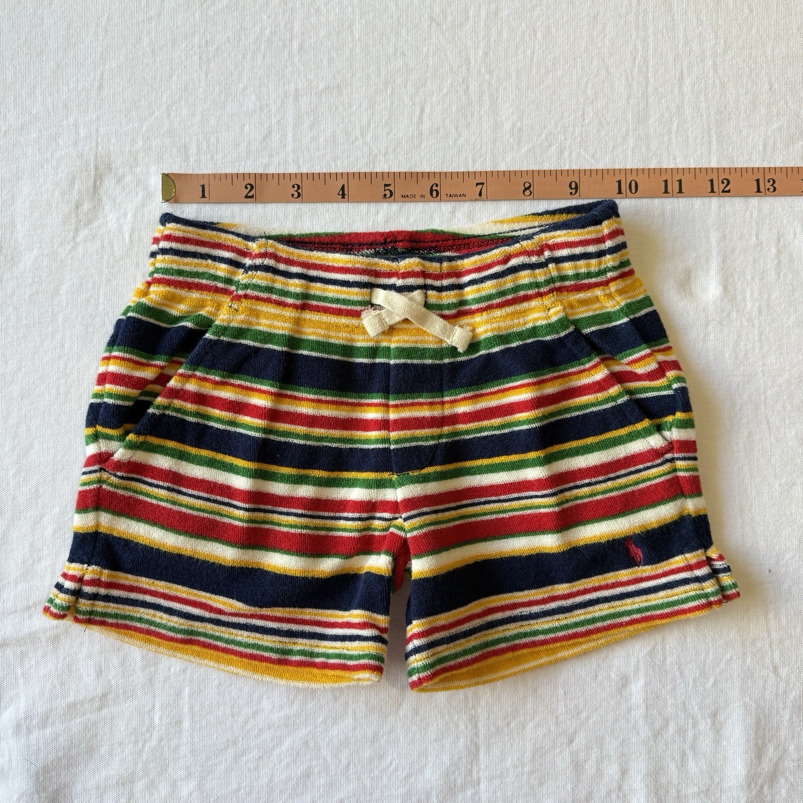 Polo Ralph Lauren Kids Toddler striped cotton terry polo shirt and shorts set