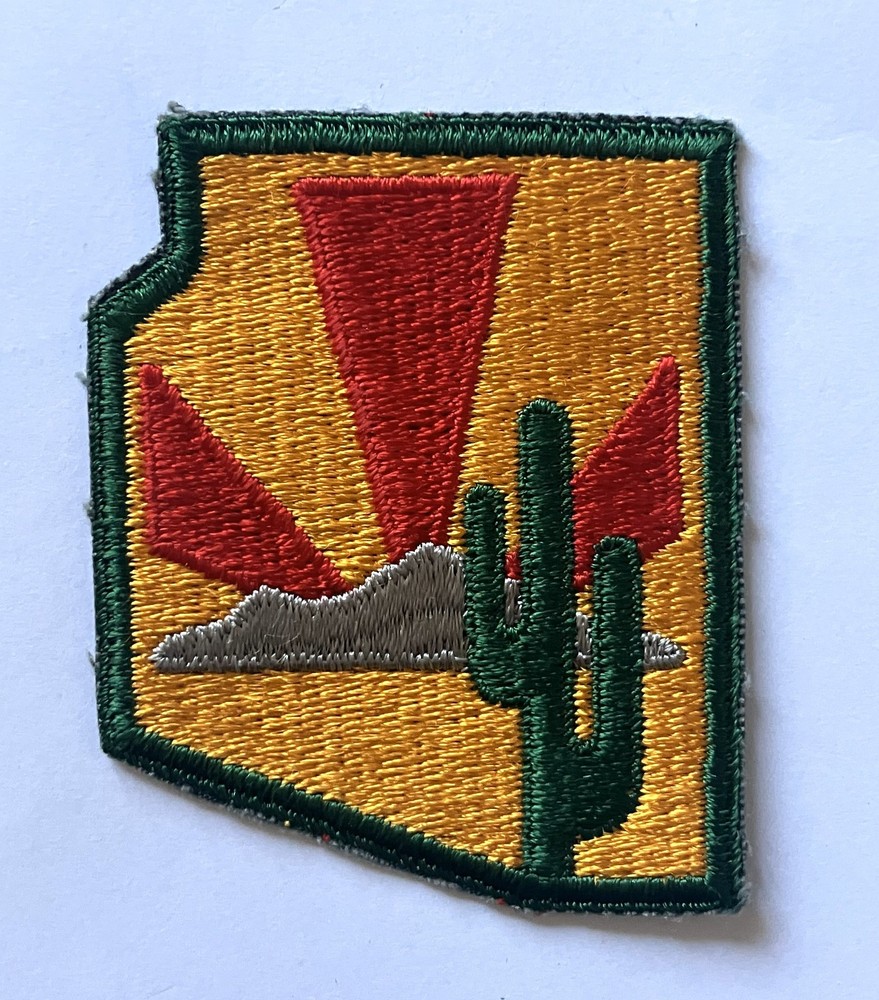 Arizona National Guard cut edge shoulder patch