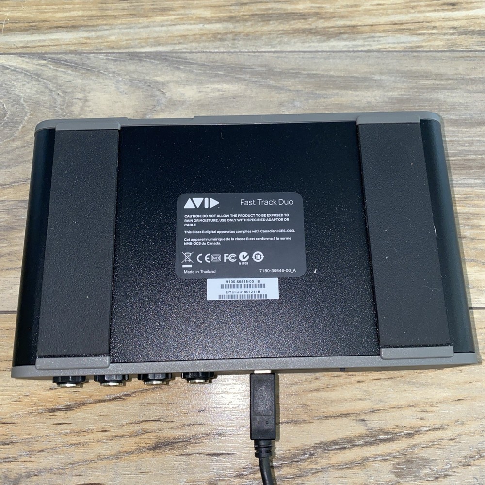 Avid Fast Track Duo USB Interface & Power Cable