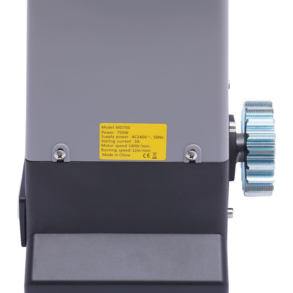 1800kg Automatic Sliding Gate Opener Rack Driven W/ 2 Remotes & Complete Kit