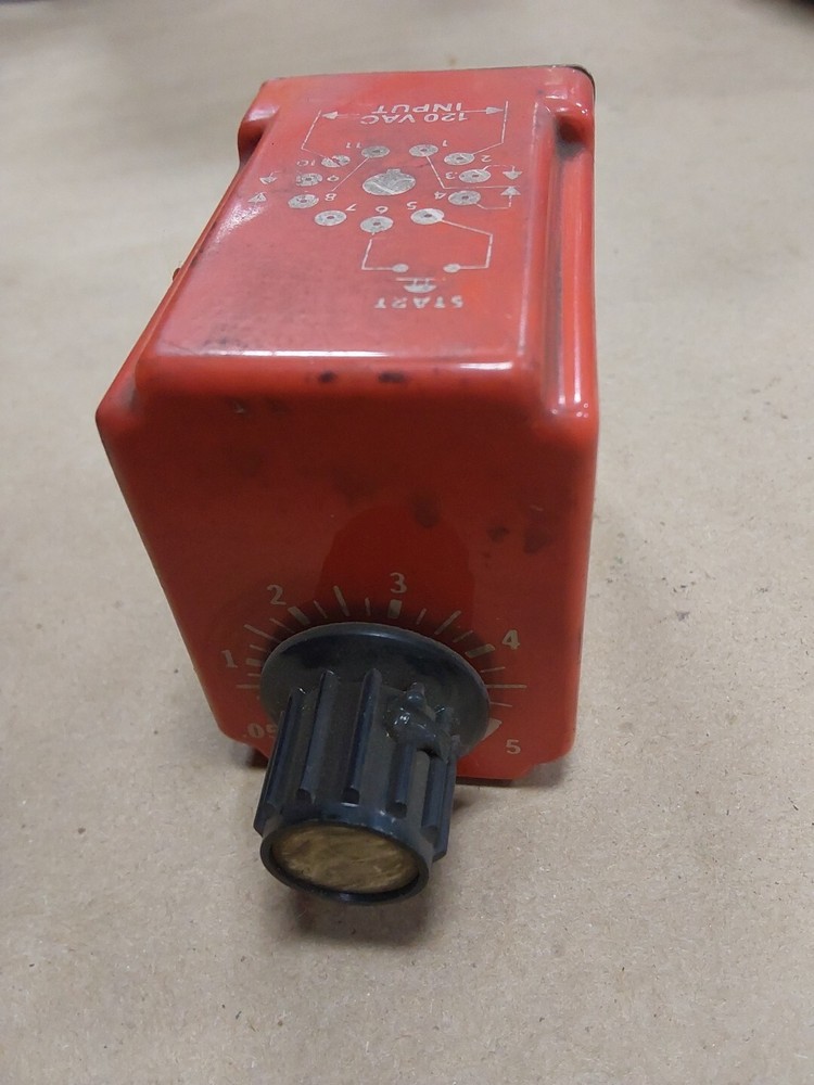 NCC T2K-5-461 Solid State Timer .05-5 Sec Range 120VAC 50/60Hz