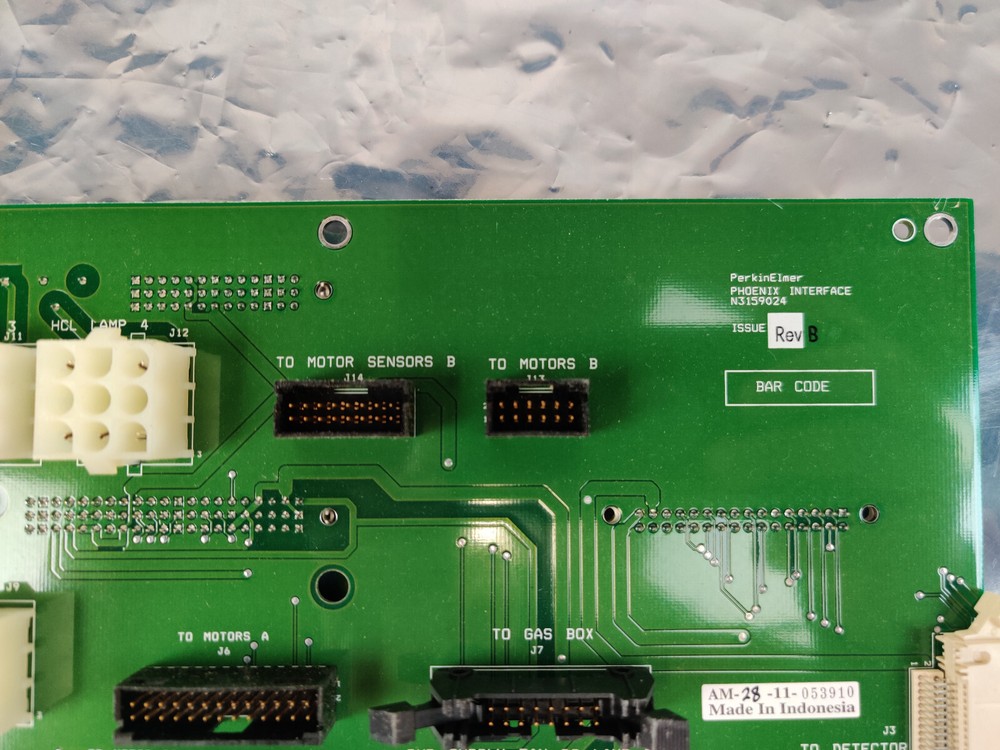 PerkinElmer AAnalyst E-Box Interface Board N3159024 Rev A