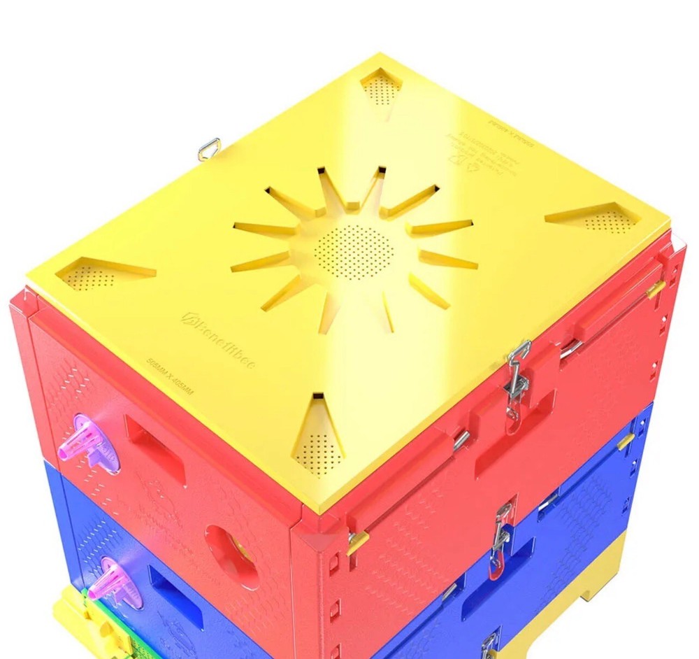 BeeHive Plastic Langstroth Size - 3 layers INSULATED Plastic Beehive- 3 LAYERS