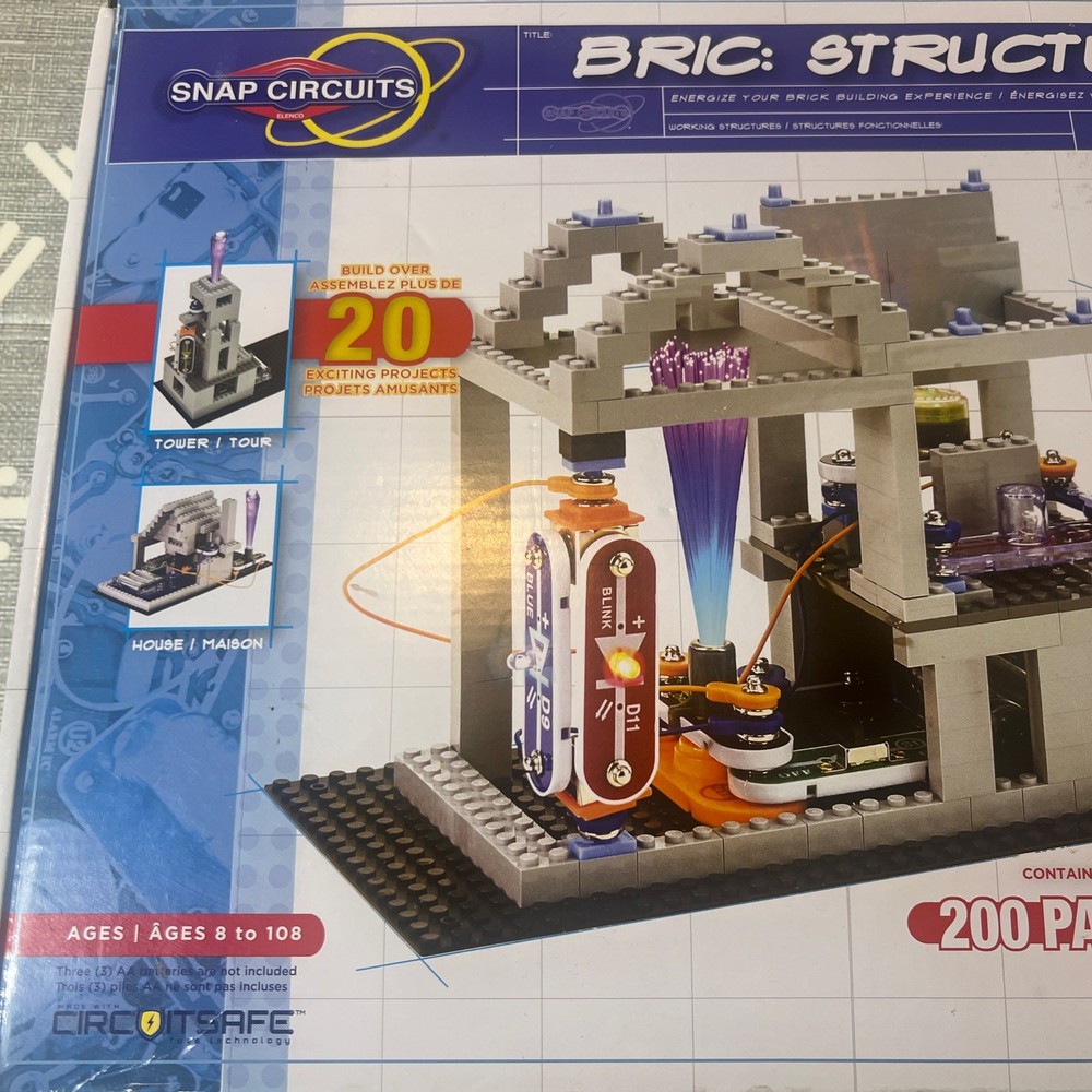 Snap Circuits BRIC Structures Science Kit Electrical STEM STEAM Replacement