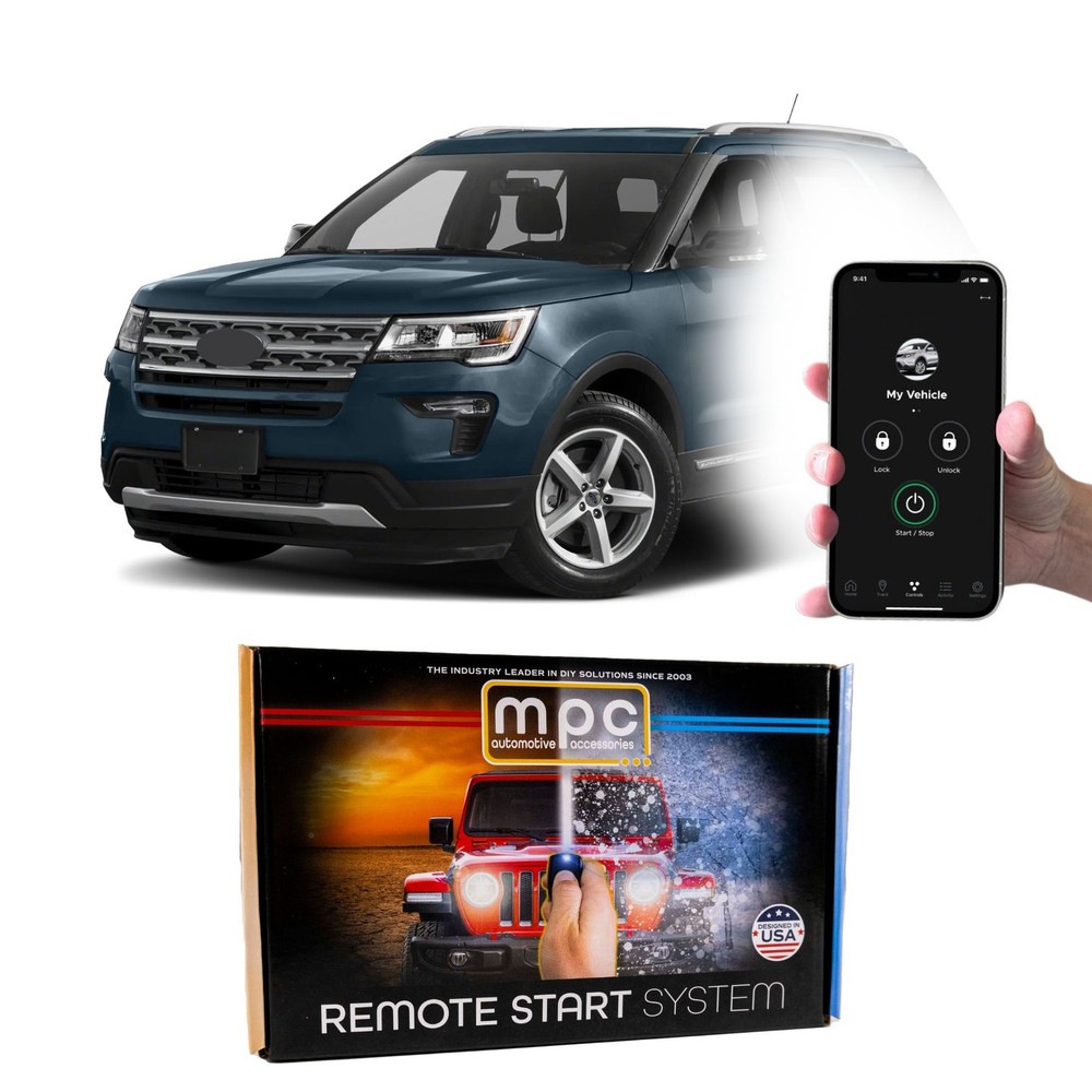 Plug-n-Play Smartphone Activated Remote Starter For 2016-2019 Ford Explorer