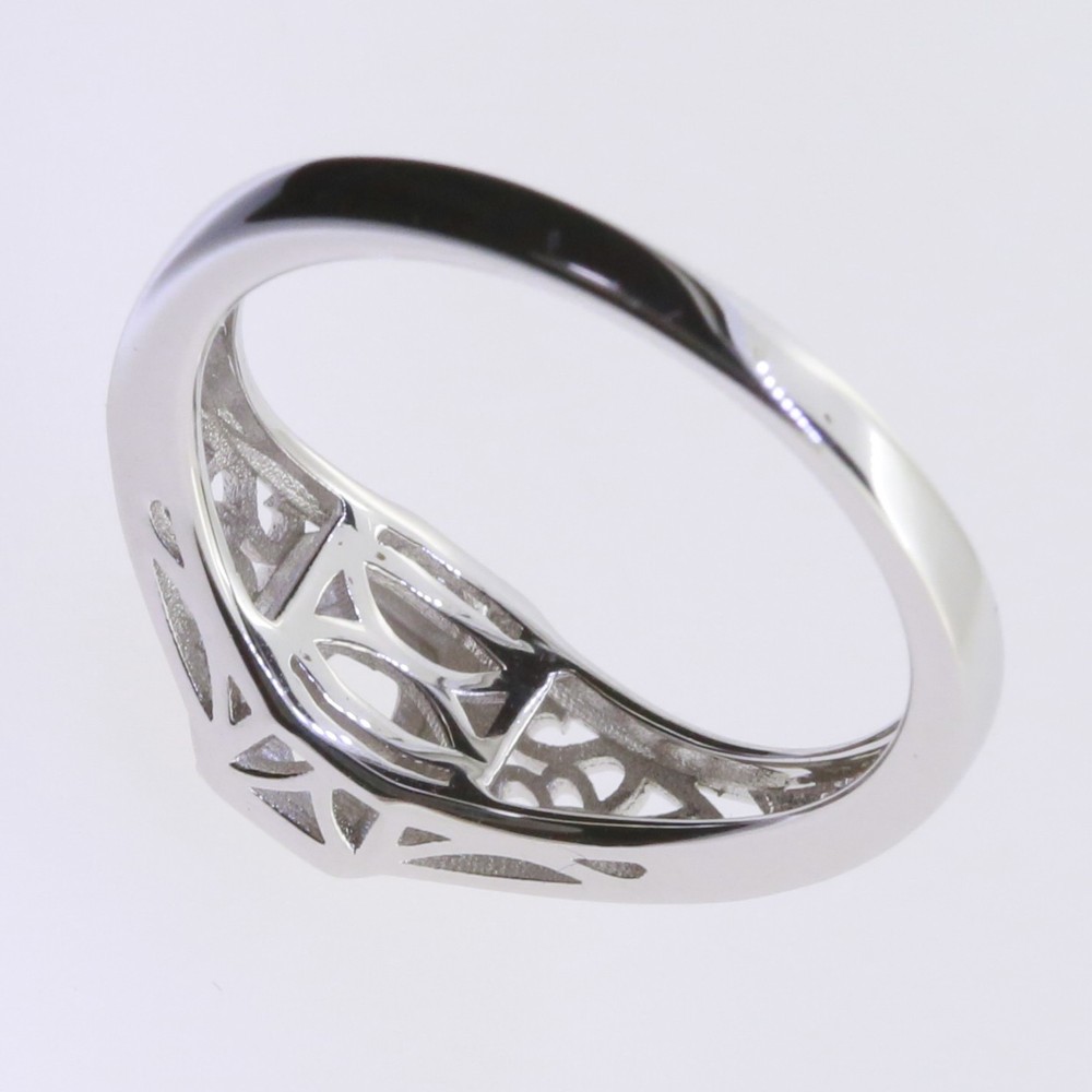 Sterling Silver Semi Mount Ring Setting Oval OV 6x4mm
