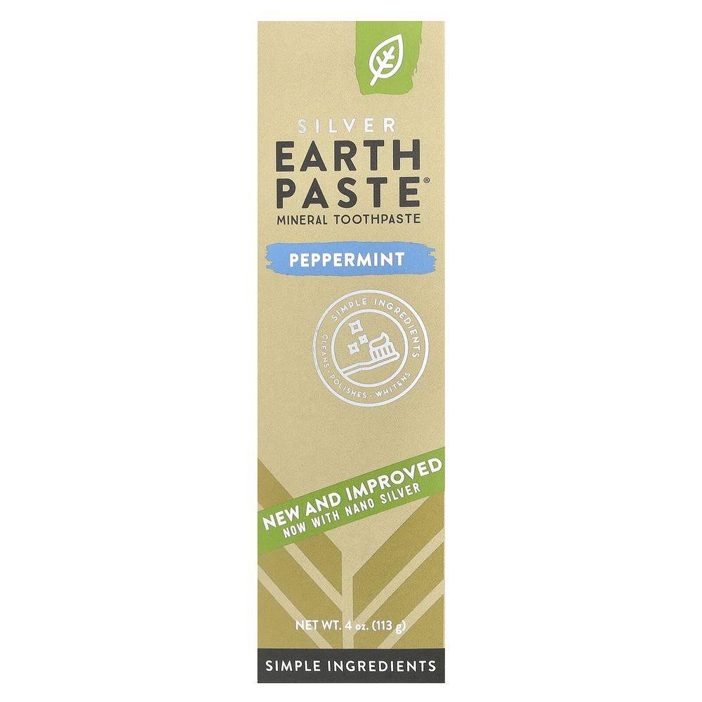 Silver Earth Paste®, Mineral Toothpaste, Peppermint, 4 oz (113 g)