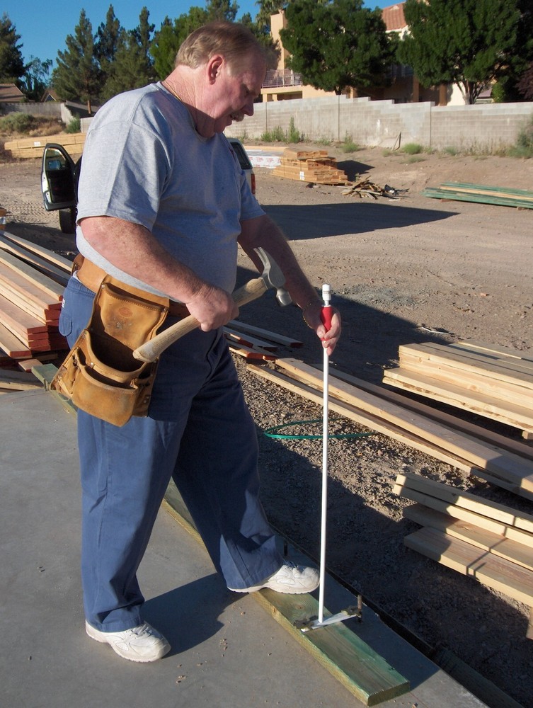 Stand Up Foundation Bolt Hole Marker