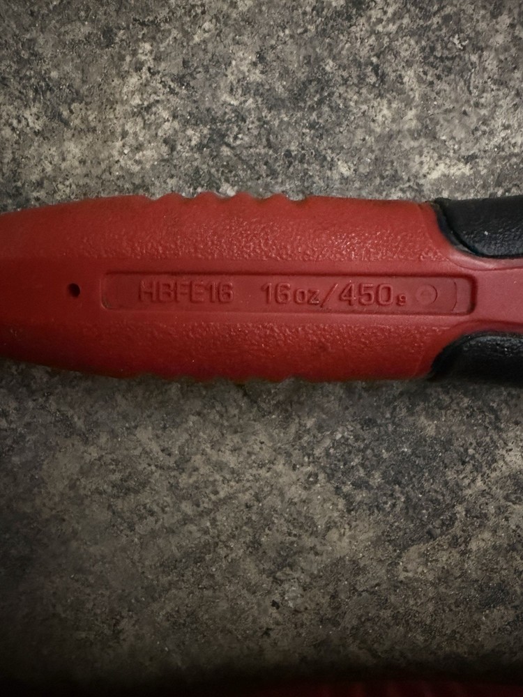 2 Snap On 32oz, 16oz Soft Grip Dead Blow Hammer (Red)