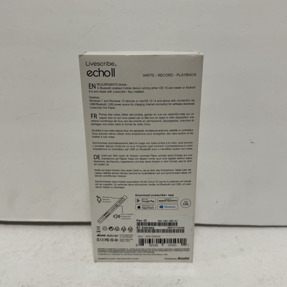 Livescribe Echo II Smartpen Bundle – Open Box