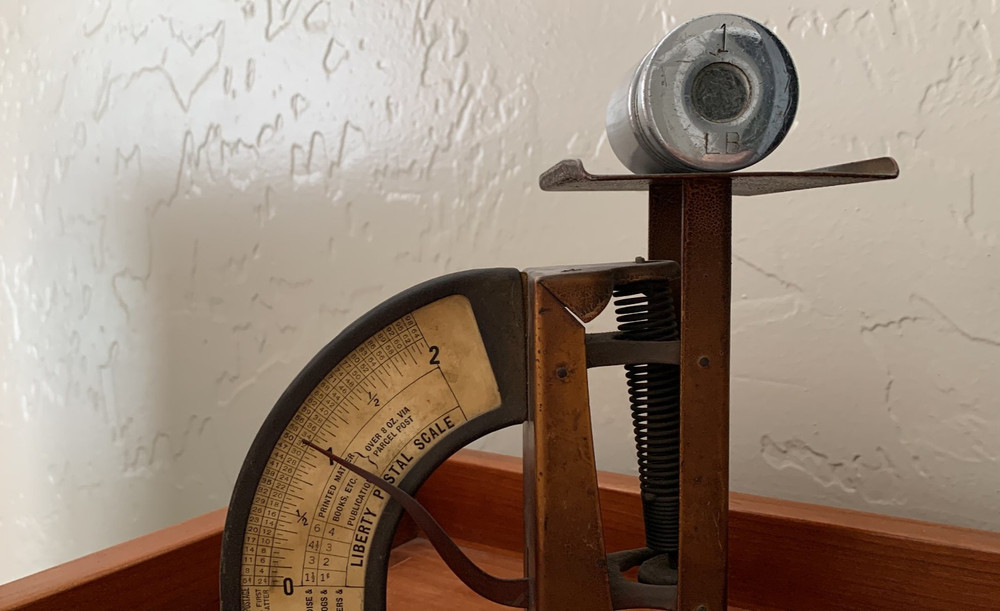 Antique Liberty Postal Scale