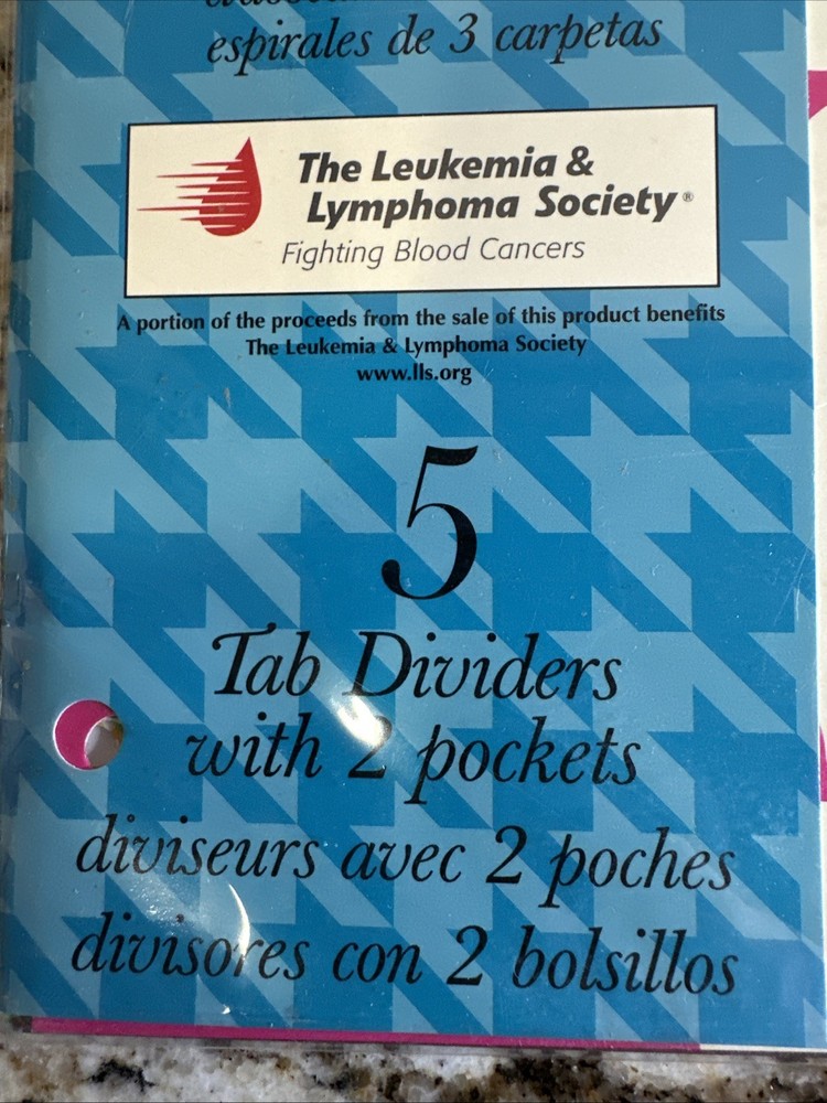 Tab Dividers With Two Pockets 5 Pack