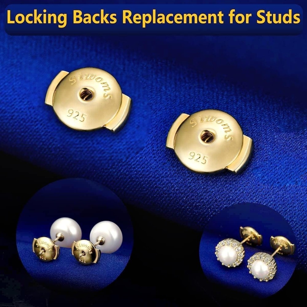 Worry-Free Earring Backs, , Secure Locking