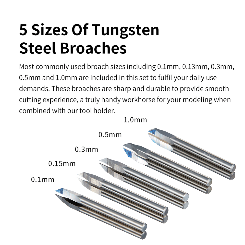 DSPIAE Push Broach Combination Set for Scribing CS-PB01 - US