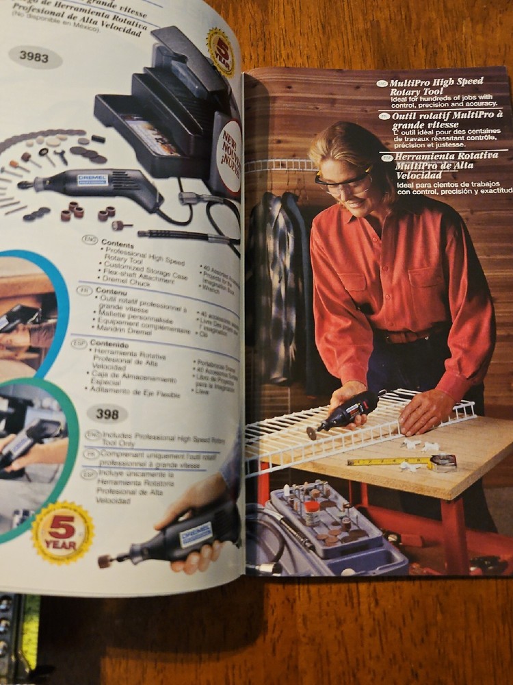 DREMEL TOOL CATALOG CRAFTS HOBBY