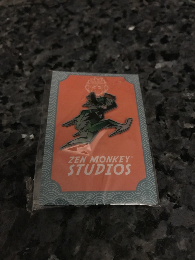 RARE ZEN MONKEY LOGO PIN GIVEN OUT AT NYCC