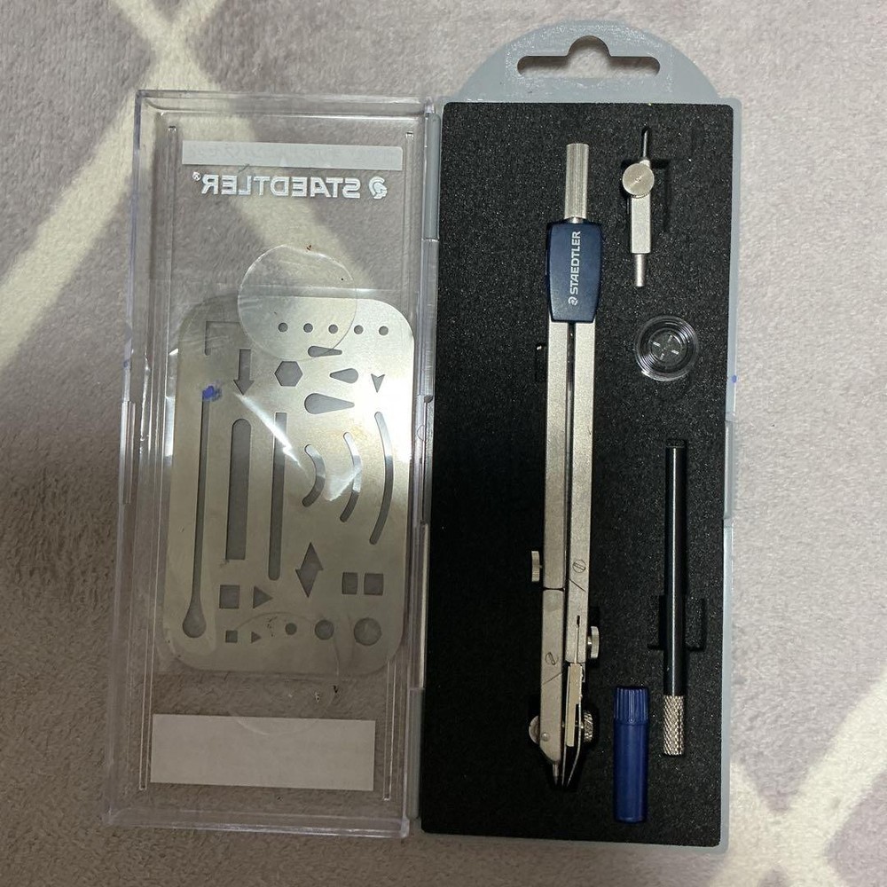 Uguchi Staedler Sekido original compass set #b6143d