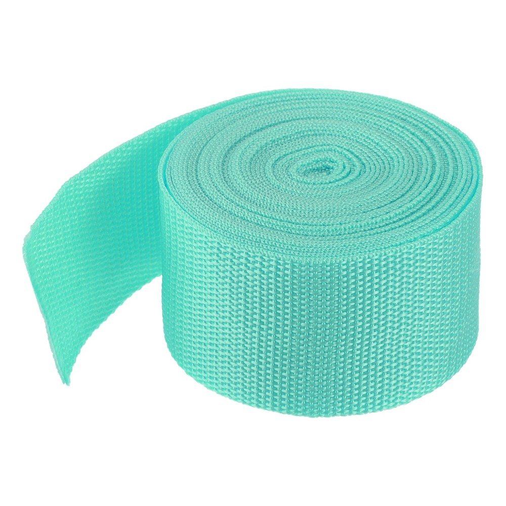Lightweight Polypropylene Webbing Strap 5cm 5 Yard Turquoise Green