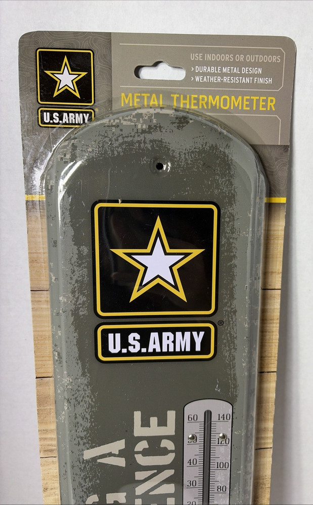 U.S. ARMY Outdoor Large Thermometer Making A Difference