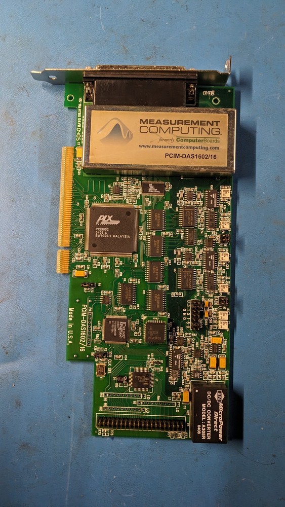 Measurement Computing PCIM-DAS1602/16 Multifunction Data Acquisition PCI Board