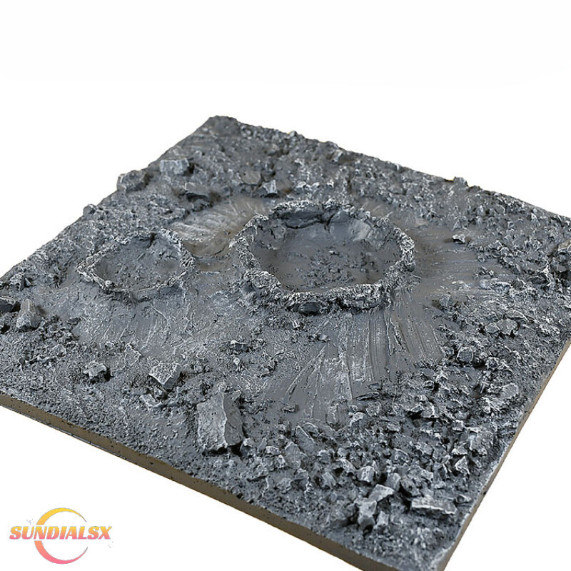 Diorama Platform Moon Model Moon Planet Landscape Finished Scene Display Props