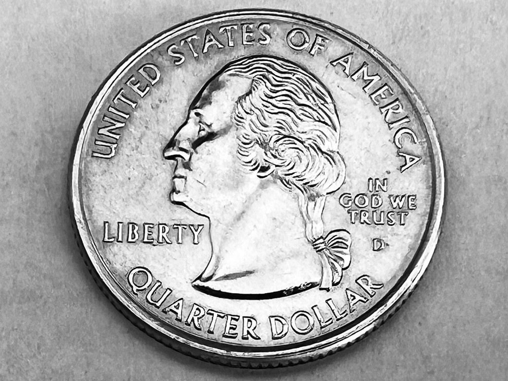 2001 D Vermont Quarter. Uncirculated Clad