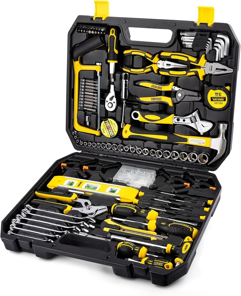 Tool Kit Tool Set 116-Piece Household Tool Set Home Hand Tool Kit W/ Toolbox