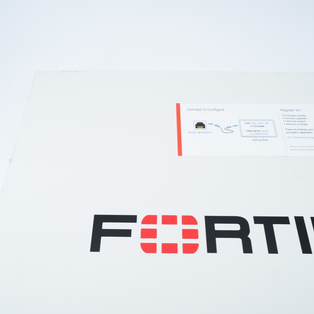 Fortinet Fortigate-200E FG-200E Network Security Firewall Initialized w/Adapter