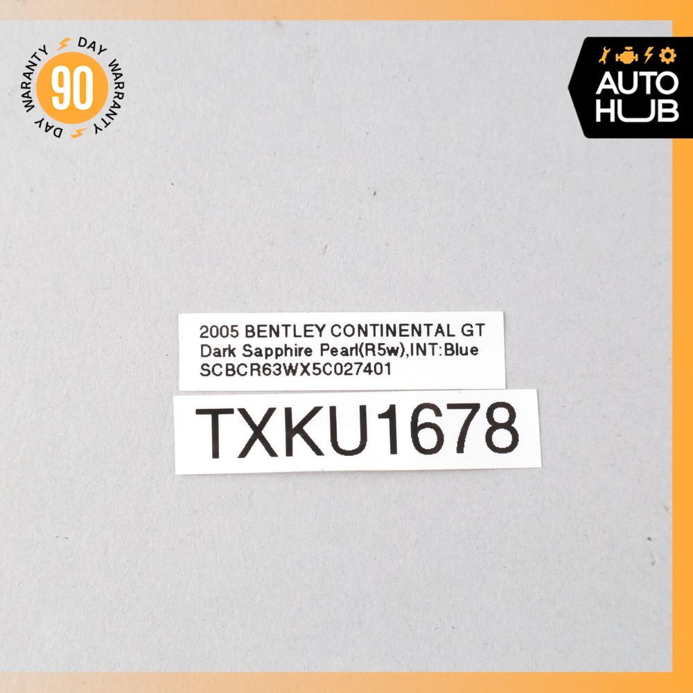 Bentley Continental GT Front & Rear Oxygen O2 Sensor Lambda Set OEM 65k