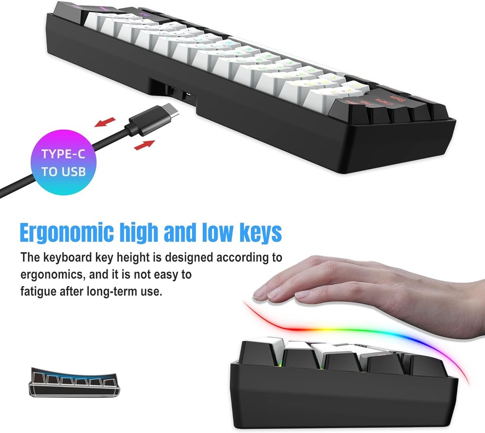 Wireless Keyboard Mouse Combo RGB